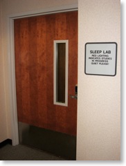Sleep Lab Entrance